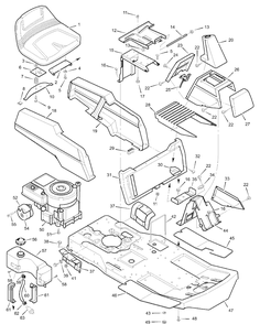 Part Location Diagram of F-99631 Murray Owner's Manual